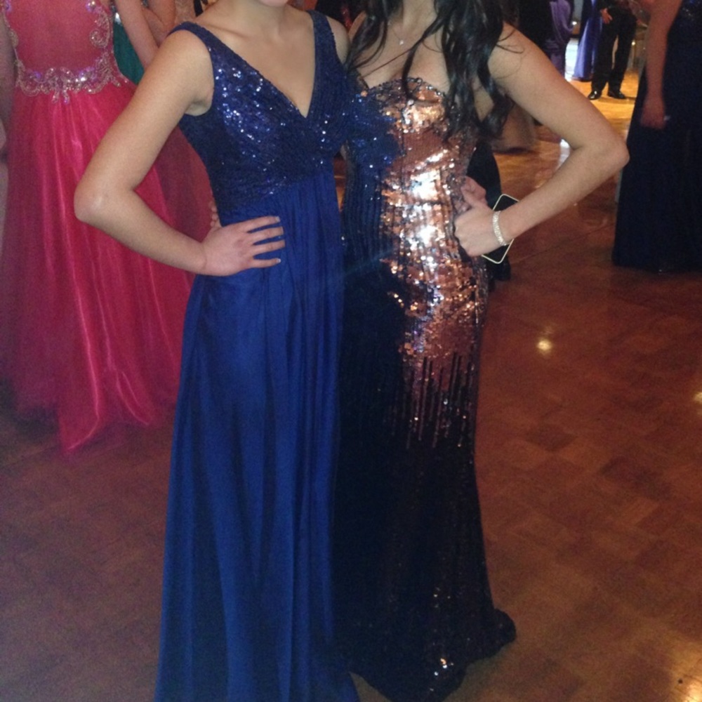 WORN ONCE*** La Femme prom dress